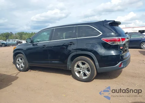 2016 Toyota Highlander Limited Platinum V6 from USA, damaged, VIN 5TDYKRFH5GS152829